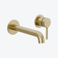 Excellent Delta PI bateria umywalkowa podtynkowa złoty szczotkowany