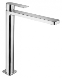 Paffoni Tango bateria umywalkowa wysoka stojąca z korkiem klik klak chrom 