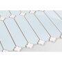 Raw Decorr mozaika Cecile Baby Blue Połysk z Białą Koniczyną