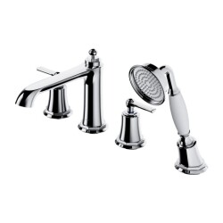 Omnires Armance bateria wannowa 4-otworowa chrom