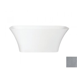 Besco wanna wolnostojąca Assos Glam Srebrna 159x70 WMD-160-AS