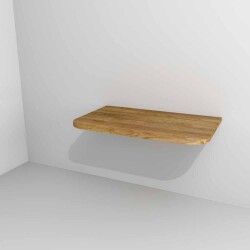 Devo blat drewniany pod umywalkę Gloria 2.0 120 cm Natural Oak Wood D01