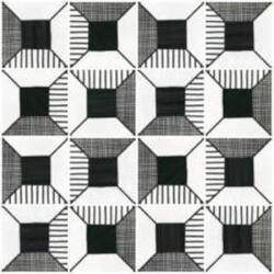 Equipe gres Caprice Deco Block B&W 20x20 22122