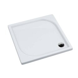 Schedpol brodzik kwadratowy Canes 80x80 biały kompozyt