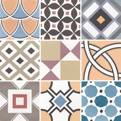 Equipe gres Caprice Deco Patchwork Colours 20x20 22104