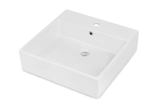 Deante umywalka nablatowa ceramiczna Temisto 50x50 biała CDT_6U5S