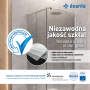 Deante ścianka walk-in 90 cm Mokko chrom KQM_039P