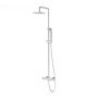 Corsan Lugo zestaw prysznicowy z termostatem chrom