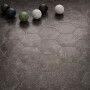 Equipe gres Coralstone Hexagon Black 29,2x25,4 23577