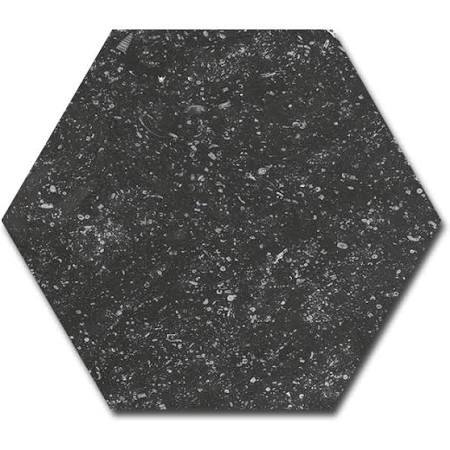 Equipe gres Coralstone Hexagon Black 29,2x25,4 23577