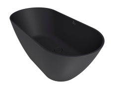 Fjordd wanna wolnostojąca SALMA vanad 155x60 czarny mat