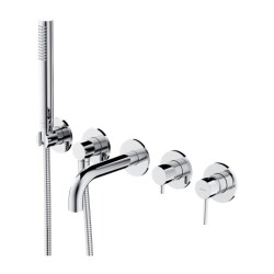 Omnitres Y bateria wannowa 5-otworowa podtynkowa chrom