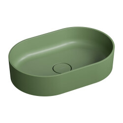Omnires OVO M+ umywalka nablatowa Olive 55x36