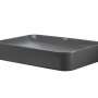 Deante umywalka nablatowa Tess 60x40 antracyt OUTLET