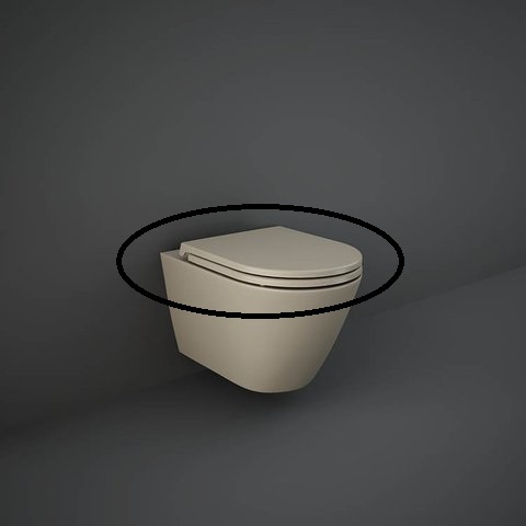 Rak Ceramics deska slim WC wolnoopadająca Feeling MATT CAPPUCCINO RSTSC3901514