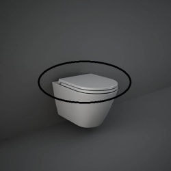 Rak Ceramics deska slim WC wolnoopadająca Feeling MATT GREY RSTSC3901503