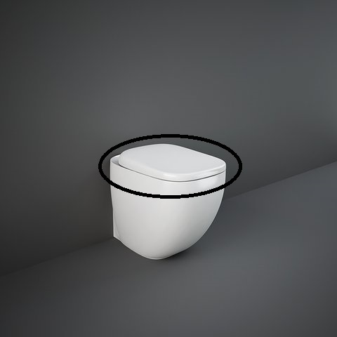 Rak Ceramics deska WC wolnoopadająca Illusion ILLSC3901WH