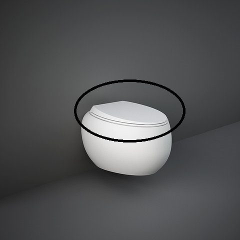 Rak Ceramics deska WC wolnoopadająca Cloud MATT WHITE CLOSC391500