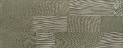 Tubądzin pytka ścienna Brass olive dekor 74,8x29,8 połysk