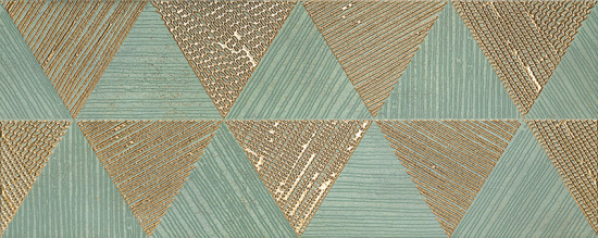 Tubądzin płytka ścienna Goldgreen mono dekor 74,8x29,8 mat+połysk