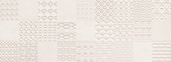 Tubądzin płytka ścienna Integrally light grey dekor 89,8x32,8 mat