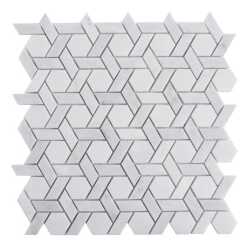 Dunin mozaika kamienna Manorial Carrara White Armor 30x29