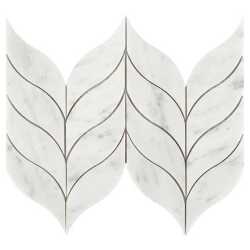 Dunin mozaika kamienna Manorial Carrara White Calamus 29,5x20