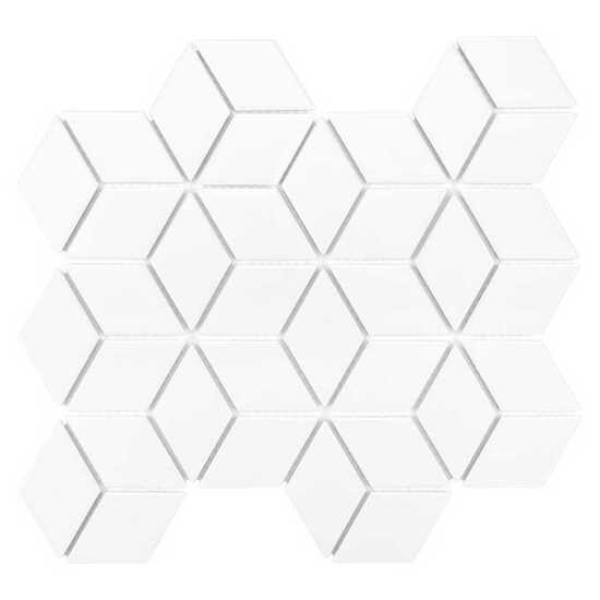 Dunin mozaika ceramiczna Mini Rombic White 48 30,7x26,8