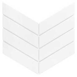 Dunin Royal Chevron White Matt 31,8x22,4