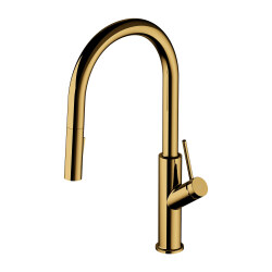 Omnires bateria kuchenna Bend złota BE6455GL