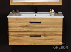 Grekon szafka wisząca Loft 100 cm z umywalką FKSC-NL-U100/45/2 + ATRIA-100