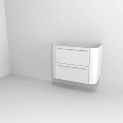 Devo szafka pod umywalkę Gloria 2.0 wisząca 70x42 Premium White Supermatt F83 gładka