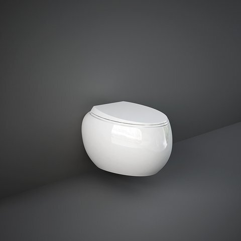 Rak Ceramics miska WC podwieszana Rimless 56cm + deska wolnoopadająca Cloud ALPINE WHITE CLOWC1446AWHA+CLOSC3901WH