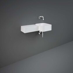 Rak Ceramics umywalka ścienna - blat z lewej Petit 77x36 PETWB37700AWHA