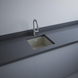 Rak Ceramics zlewozmywak 1-komorowy 45x48 beżowy mat SILVBEM
