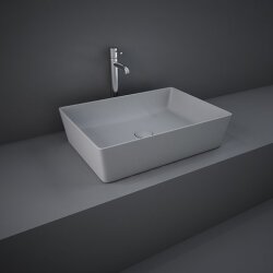 Rak Ceramics umywalka slim nablatowa Feeling 50x36 MATT GREY FEECT5000503A