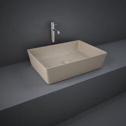 Rak Ceramics umywalka slim nablatowa Feeling 50x36 MATT CAPPUCCINO FEECT5000514A