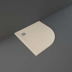 Rak Ceramics brodzik półokrągły 100x100 Feeling cappuccino RFQU100100S514