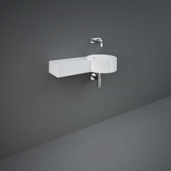 Rak Ceramics umywalka ścienna - blat z lewej Petit 77x36 PETWB17700AWHA