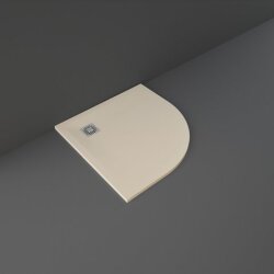 Rak Ceramics brodzik półokrągły 90x90 Feeling cappuccino RFQU009090S514