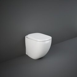 Rak Ceramics miska WC stojąca Rimless 52cm + deska wolnoopadająca Illusion ILLWC1346AWHA+ILLSC3901WH