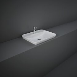Rak Ceramics umywalka wpuszczana prostokątna Variant 55x42 VARDI55501AWHA