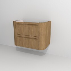Devo szafka pod umywalkę Gloria 2.0 wisząca 70x42 Oak Endgrain Classic Synchro F108 gładka