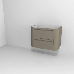 Devo szafka pod umywalkę Gloria 2.0 wisząca 70x42 Stone Grey Supermatt F111 gładka