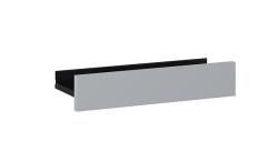 Ellita półka wisząca For All Grey połysk 8x40 168453