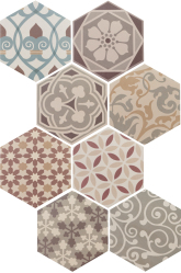 Equipe gres Hexatile Harmony Colours 17,5x20 21356