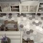 Equipe gres Hexatile Cement Garden Grey 17,5x20 22099