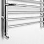 Sapho Manisa grzejnik łazienkowy 60x132,8 z 5 wieszakami na ręczniki chrom