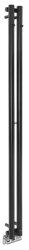 Sapho Pilon grzejnik łazienkowy 12,2x180 z wieszakami czarny mat