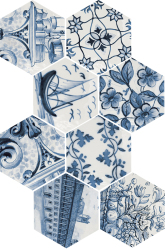 Equipe płytka ścienna Hexatile Patchwork Lisboa 17,5x20 23216